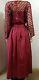 Neiman Marcus Red Sequined Robe Pour Femme Lee Jordan New York Sz 14 Ilgwu Vtg