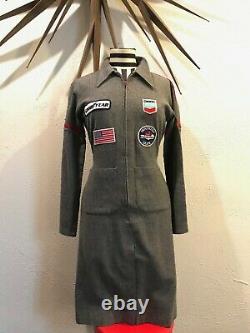 Original Vintage Shell Oil Goodyear Auto Collectible Robe De Femme Taille 6