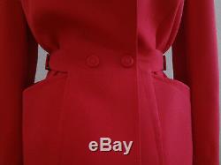 Paris Vintage Thierry Mugler Red Costume Blazer Jupe One Of A Kind