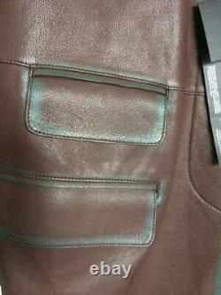 Prada Leather Coat Trench Coat Jacket Nappa Bicolore £2750 Tout Nouveau Millésime