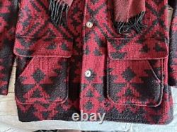 Rare Vintage Woolrich 80s Navajo Jacket Aztec Medium Women Wool Blend Red Black
<br/>  => Rare Vintage Woolrich 80s Navajo Veste Aztec Moyenne Femme Mélange de Laine Rouge et Noir