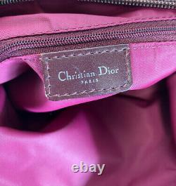 Rare Vtg Christian Dior Par John Galliano Red Trotter Shoulder Bag
