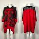 Rare Vtg Vivienne Westwood Anglomania Oversized Red Elephant Print Top Dress Os