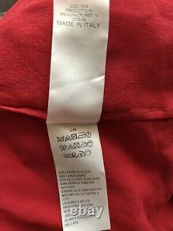 Rare Vtg Vivienne Westwood Anglomania Red Asymetrical Hood Top M