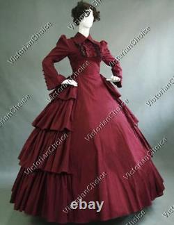 Robe Victorienne Maud Vintage Période Gown Steampunk Vampire Halloween Costume 007