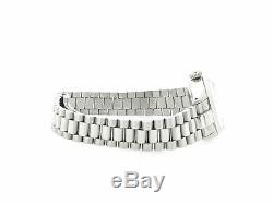 Rolex Datejust Montre En Acier Inoxydable Président Bracelet Style Mop Diamant