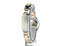 Rolex Datejust Montre En Or Jaune Et Acier Blanc Mop Diamond Dial 6917