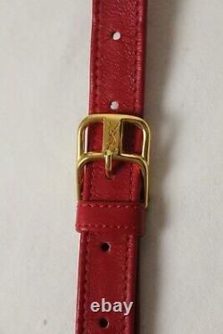 Sac Yves Saint Laurent Vintage Red Leather Shoulder Crossbody
