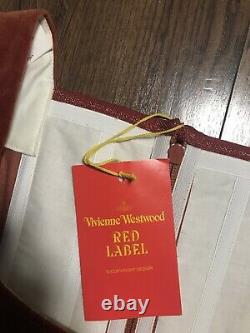 T.n.-o. Rare Vintage Velvet Vivienne Westwood Corset Red Label Bustier Galliano Jpg