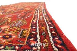 Tapis de coureur oriental rouge vintage tribal floral 3'7X9'5 pour cuisine et couloir