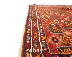 Tapis de coureur oriental rouge vintage tribal floral 3'7X9'5 pour cuisine et couloir