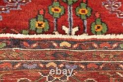 Tapis de coureur oriental rouge vintage tribal floral 3'7X9'5 pour cuisine et couloir