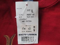 Translate this title in French: CHEMISE À MANCHES LONGUES POUR FEMME GRANDE TAILLE AVEC L'OURS POLO RALPH LAUREN VINTAGE SKIEUR.