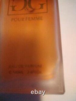 VTG RARE Dolce & Gabbana Rouge Femmes 3.4 Eau de Toilette 100 ml 92% Plein ITALIE