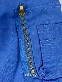 Veste de bombardier Vintage pour femmes de Sears Bleu, Taille Large, Style 0171, Carreaux rouges, Discontinued