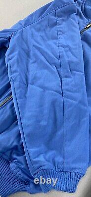 Veste de bombardier Vintage pour femmes de Sears Bleu, Taille Large, Style 0171, Carreaux rouges, Discontinued
