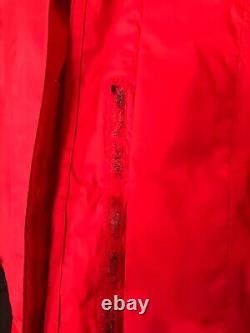 Veste de pluie Vintage des années 90 The North Face en Gore-Tex pour femme, taille Large, rouge/noir