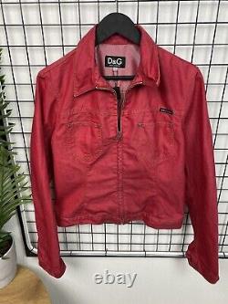 Veste pour femme Dolce & Gabbana vintage rouge taille XL oversize