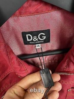 Veste pour femme Dolce & Gabbana vintage rouge taille XL oversize