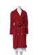 Veste Vintage Escada Rouge Avec Détails En Ton Or, Boutons Classiques Et élégant Trench-coat
