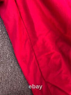 Vieux Costume De Ski De Bogner États-unis Fait Femmes L Brodé Rouge Coton Polyester