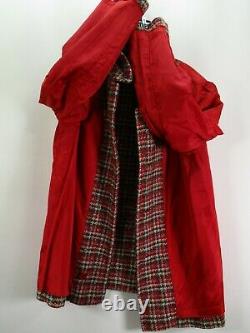Vieux Costume Pendelton Femmes 16 Rouge Plaid Veste De Laine Vierge Jupe 1950's