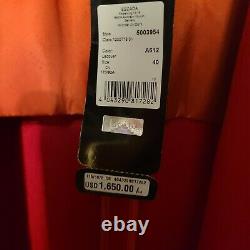 Vintage Escada Munich Nouveauté Avec Étiquettes 1 650 $. Voiture De Course En Laine Rouge Taille 10 Vente