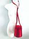 Vintage Jamais Utilisé! Red Silk Paloma Picasso Crossbody Evening Purse Bag Italie