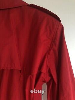 Vintage Ralph Lauren Blue Label Red Trench Coat
