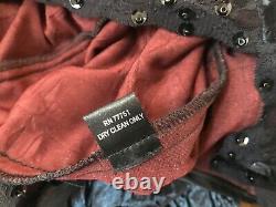 Vintage Rare Betsey Johnson New York Robe En Velours Y2k Femme Taille 6