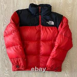Vintage The North Face 700 Down Nupste Puffer Veste Rouge