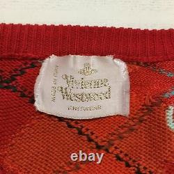 Vivienne Westwood Original Vintage Gold Label Cotton Vest Fabriqué En Italie 90s Rare