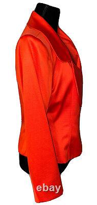 Yves Saint Laurent Rive Gauche Veste Rouge Vintage Blazer Sz 36 Small